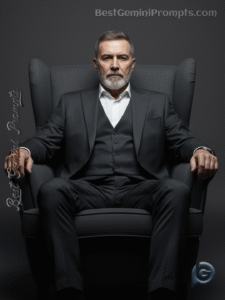 Elderly Man: Power Portrait | BestGeminiPrompts.com
