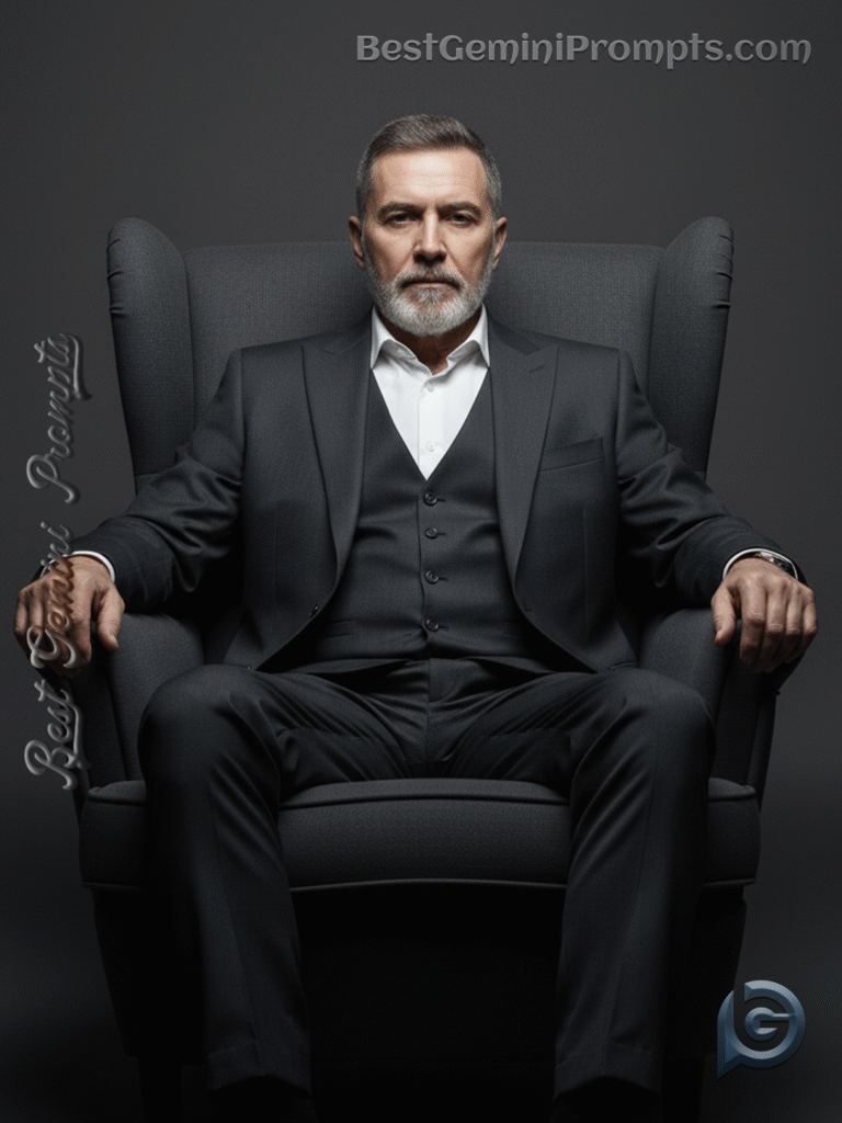 Elderly Man: Power Portrait | BestGeminiPrompts.com