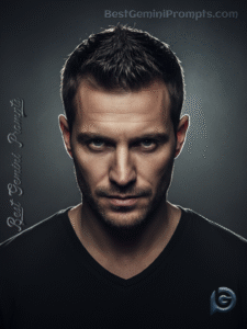 Low-Key Cinematic Studio Portrait | BestGeminiPrompts.com