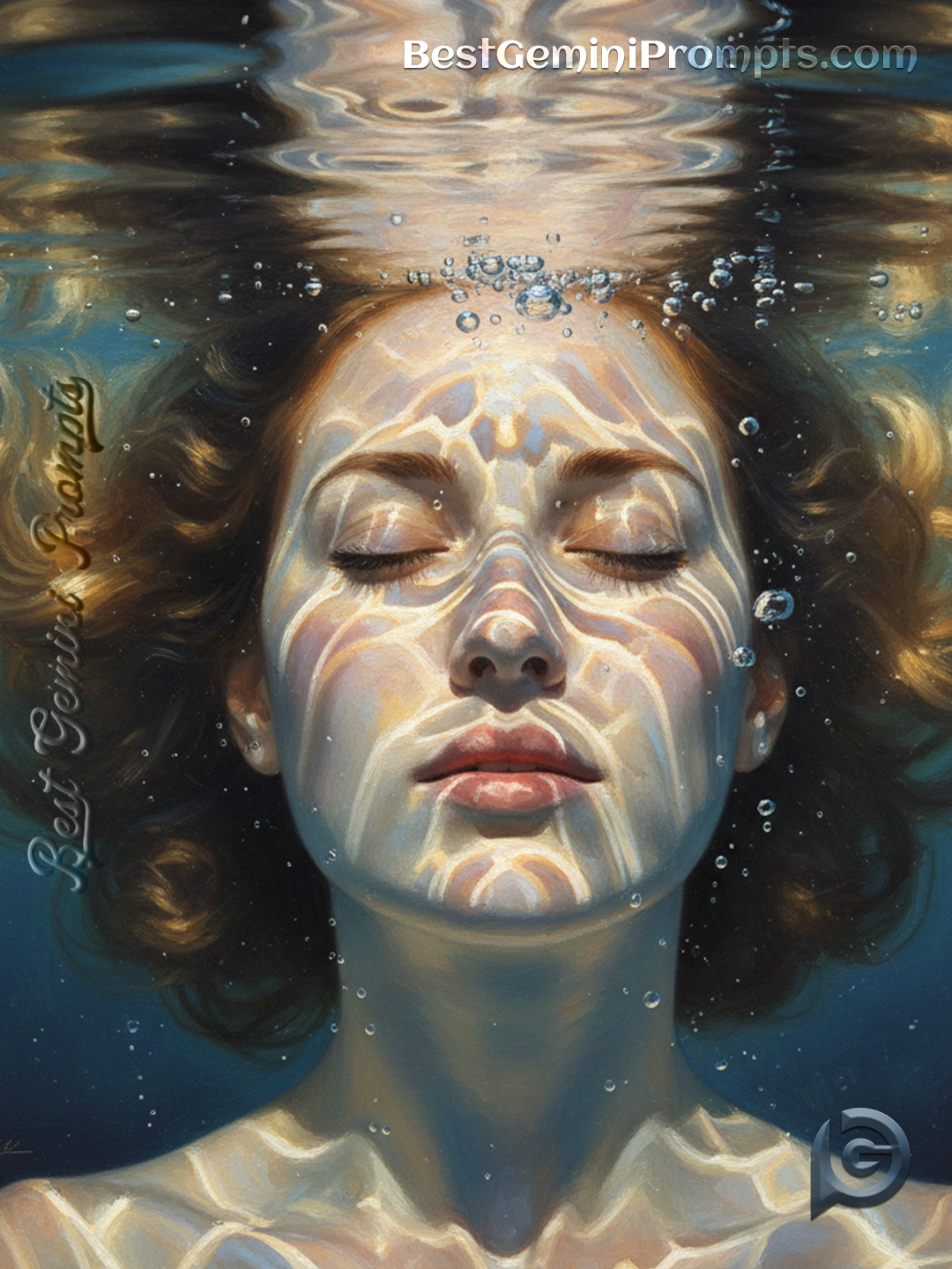 Ethereal Underwater Portrait: A Dream | BestGeminiPrompts.com